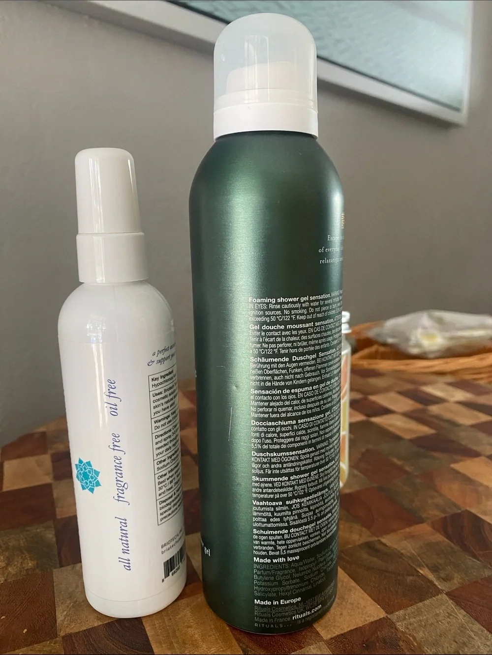NEW The Ritual bundle of Jing Body Wash briotech skin spray